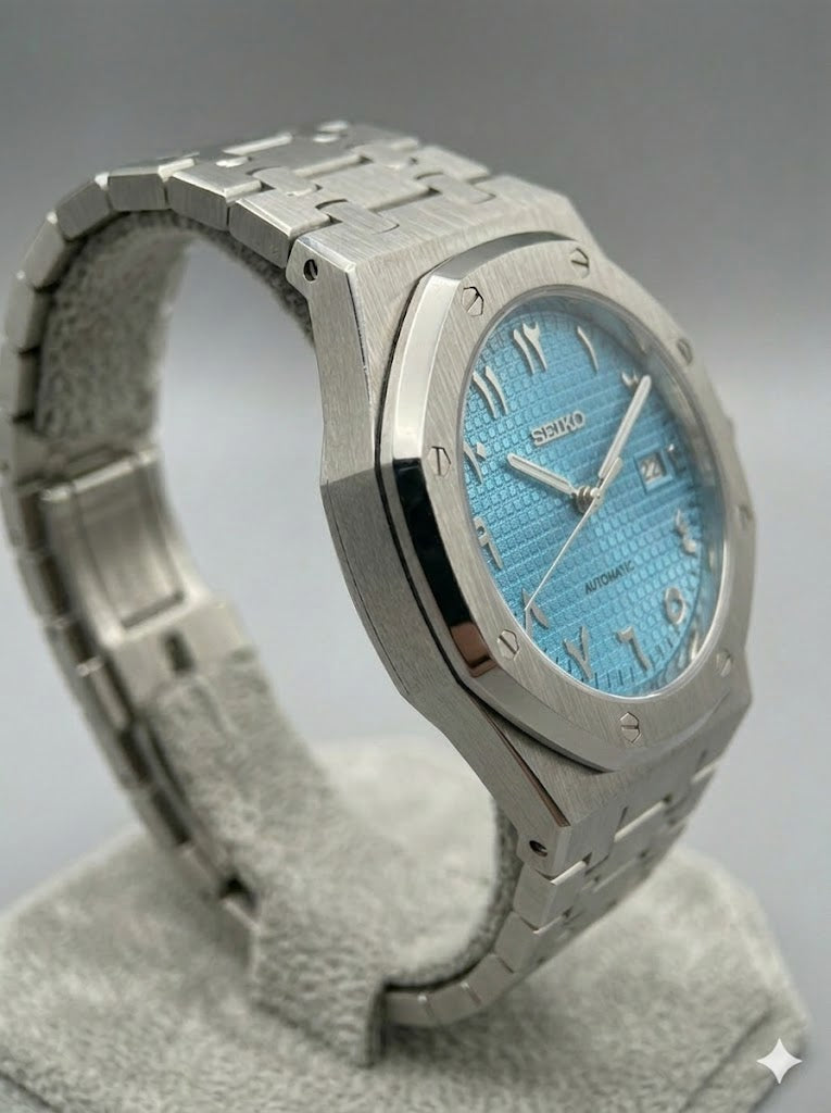blue arabic dial