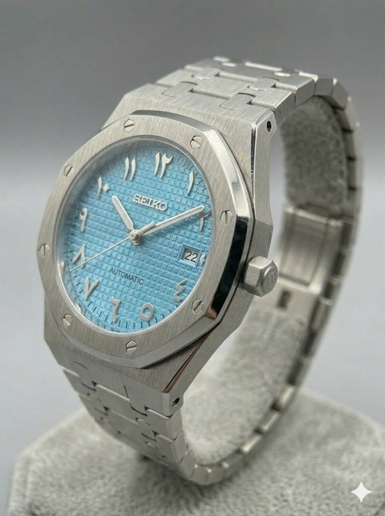 blue arabic dial