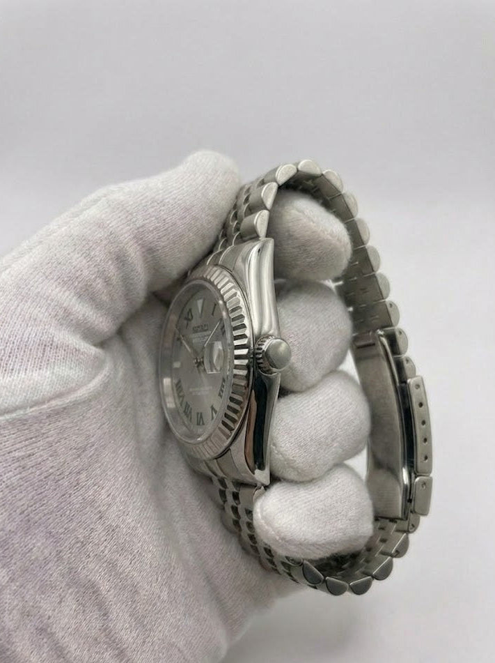 ROMAN DIAL SILVER