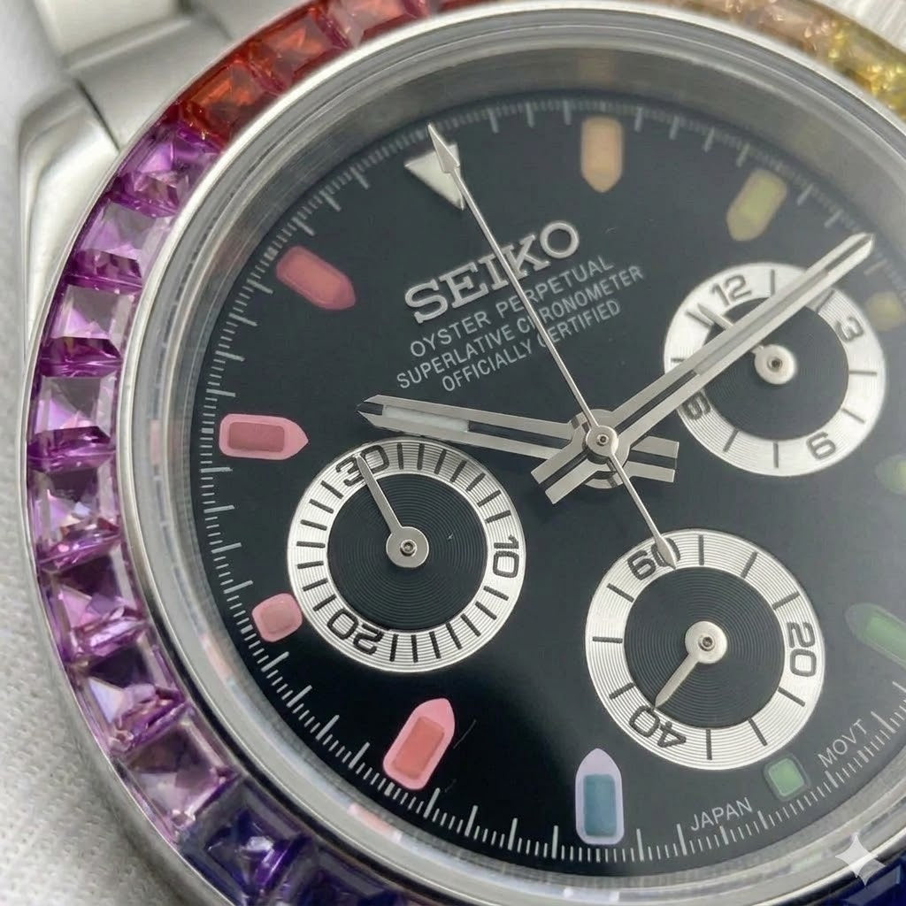 ranbow black dial