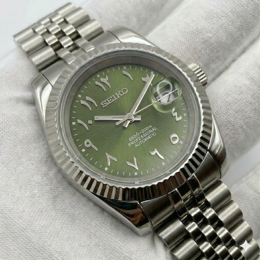 ARABIC DIAL OLIVE GREEN